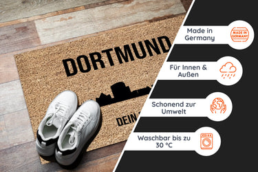 Fußmatte Dortmund Skyline